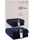 Blue Heated Throw