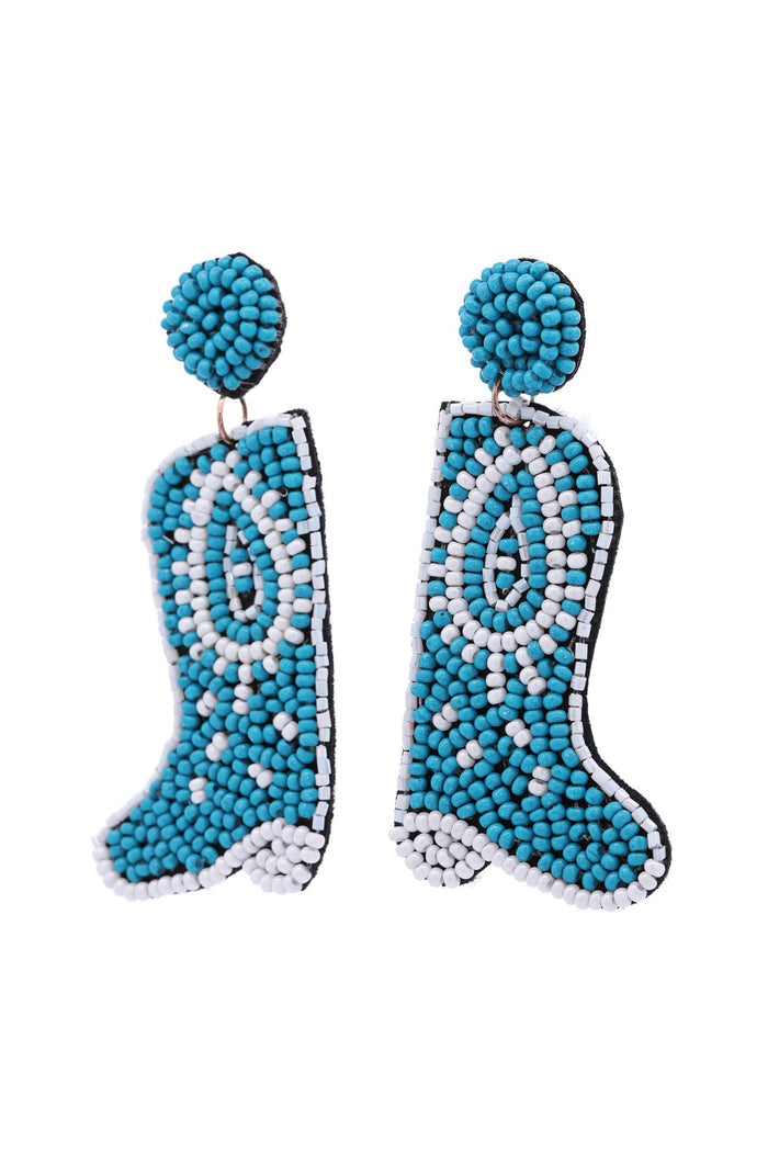 BOOTS BEADED EARRINGS