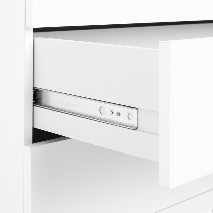 Brisbane 5 drawers Chest â€“ White ( B Grade )