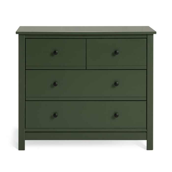 Brooklyn 4 Drawer Chest - Green | Kids or adults bedroom dresser