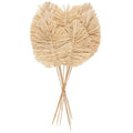 Brown Dried Plant Leaf Tall Spear Home Decor Natural Foliage with Sharp Stems