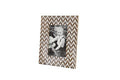 BROWN WOOD MODERN PHOTO FRAME,