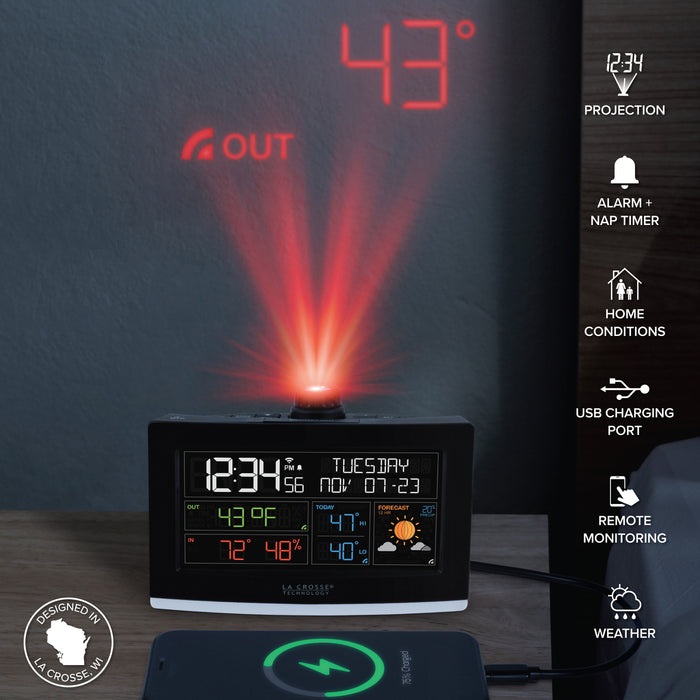 C82929v2 Wi-Fi Projection Alarm Clock