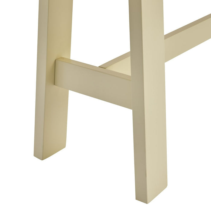 Chicago Solid Wood XL Dining Bench - Cream | Modern Kitchen Furniture
