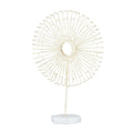 COSMOLIVING BY COSMOPOLITAN GOLD MARBLE STARBURST SCULPTURE