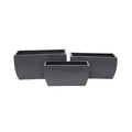 COSMOLIVING BY COSMOPOLITAN GRAY METAL INDOOR OUTDOOR PLANTER