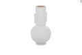 COSMOPOLITAN WHITE CERAMIC HANDMADE VASE