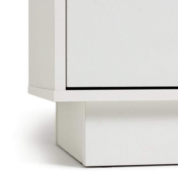 Habitat Cubes 2 Door 1 Drw Small Sideboard - White | White Cabinet Storage Unit