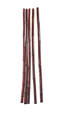 DARK BROWN DRIED PLANT STICKS NATURAL FOLIAGE, SET OF 5 47"H