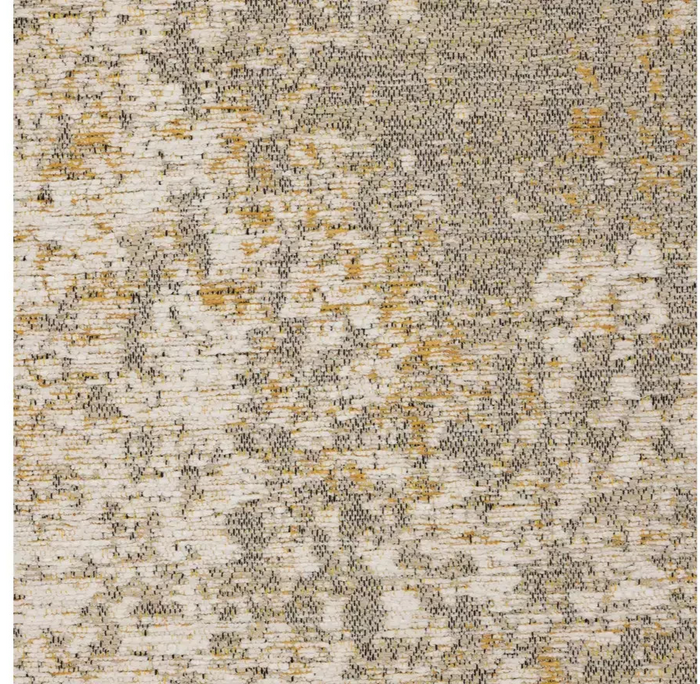 Distressed Abstract Gold Rug 120x170cm | Modern Living Room Floor Rug Carpet