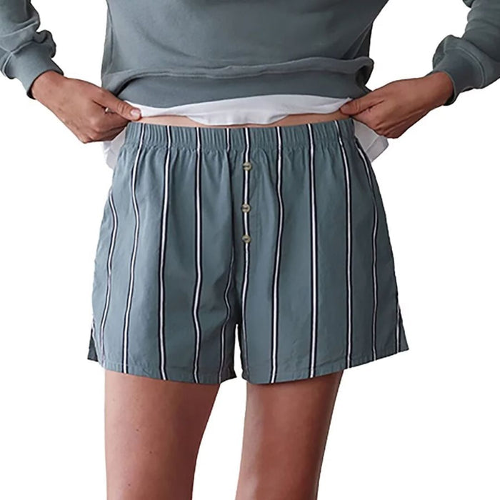 Donni Sage Stripe Pop Boxer