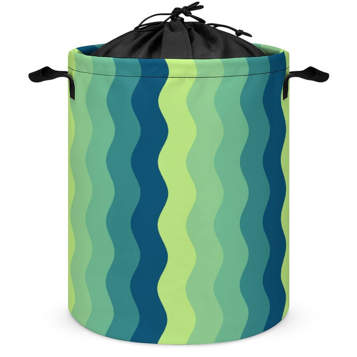 Drawstring collapsible Laundry Basket