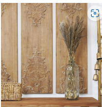 DRIED PLANT PAMPAS NATURAL FOLIAGE WITH LONG STEMS, 2" X 1" X 35"
