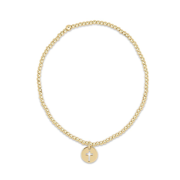 E Newton Classic Gold w/ Disc Bracelet