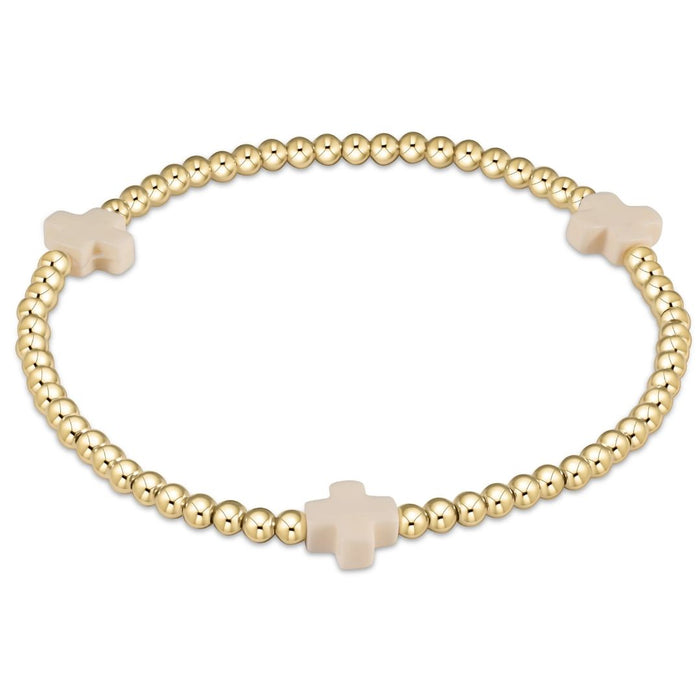 E Newton Extends Colorful Signature Cross Bracelet