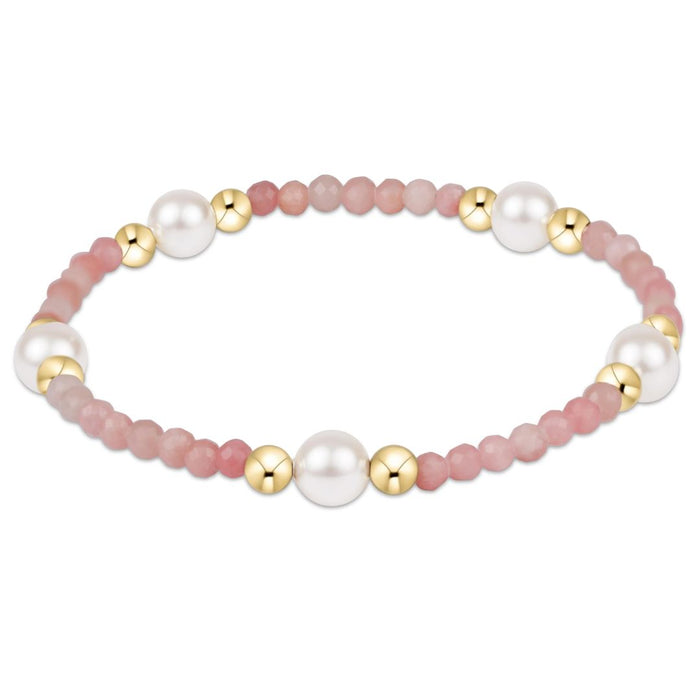 E Newton Extends Purpose Pearl 6mm Gem Bracelet