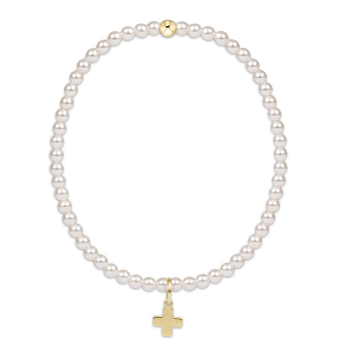 Signature Cross Charm 3mm