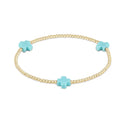 E Newton Signature Cross Color Gold Bracelet