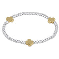 E Newton Signature Cross Mixed Metal Bracelet