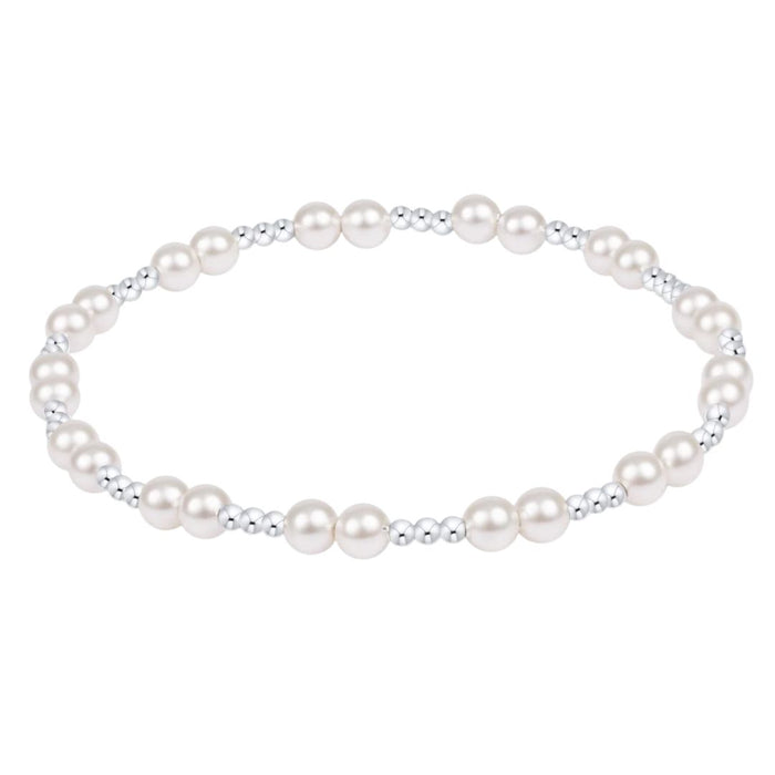Silver Pearl 4mm