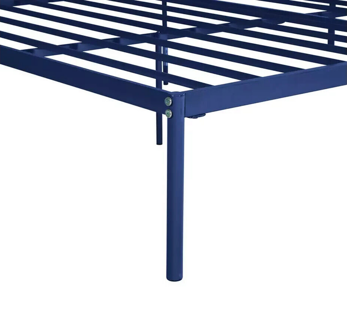 Freja Double Metal Bed Frame - Blue
