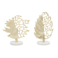 GOLD ALUMINUM LEAF SCULPTURE 1 PIECE