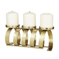 GOLD STAINLESS STEEL CANDLE HOLDER