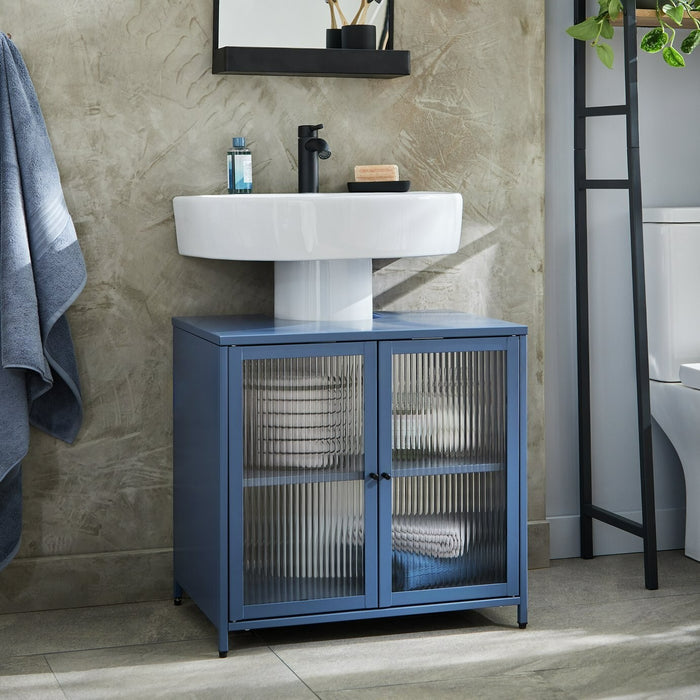 Habitat Morillo Under Sink Unit - Blue