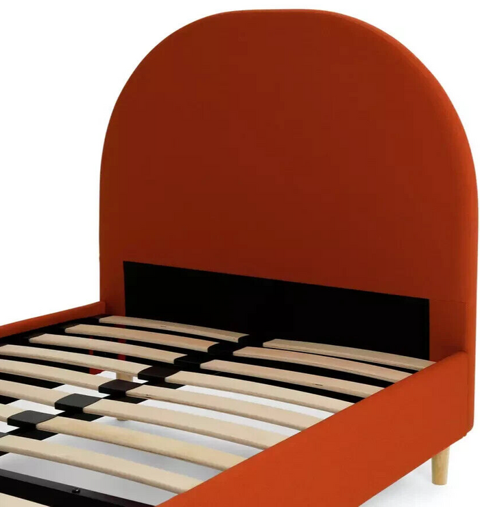 Habitat Olivia Single Bed Frame - Orange | Sturdy Bedframe for Kids Teen Bedroom