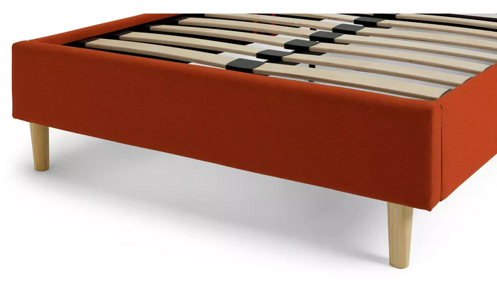 Habitat Olivia Single Bed Frame - Orange | Sturdy Bedframe for Kids Teen Bedroom