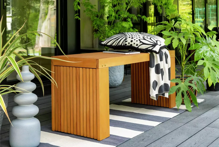 Habitat Samoa Eucalyptus 2 Seater Garden Bench - Natural