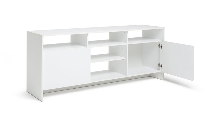 Habitat Turin 2 Door Extra Large TV Unit - White | Living Room Storage TV Stand