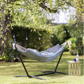 Hammock with Metal Stand | Outdoor Garden Hanging Chair Furniture