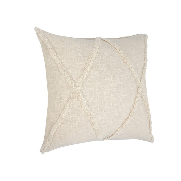 Hand-Woven Cotton Throw Pillow Cover