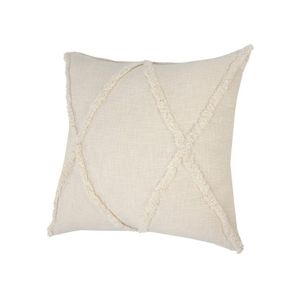 Hand-Woven Cotton Throw Pillow Cover