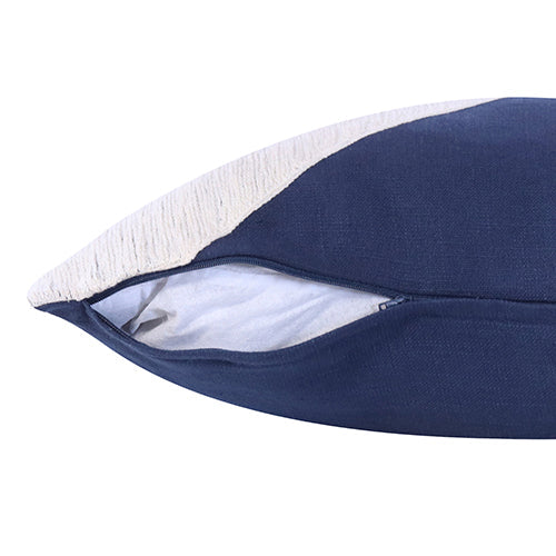 Hand-Woven Cotton Throw Pillow Cover