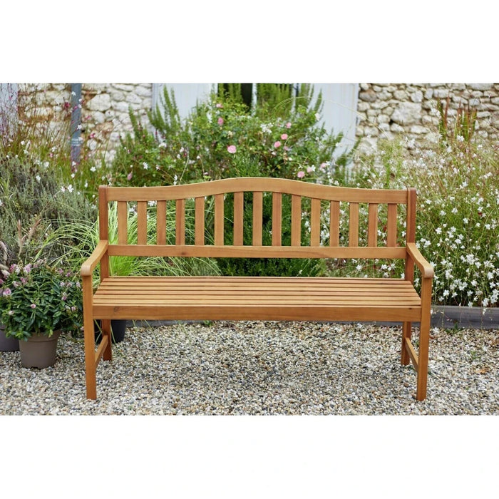 Henrietta 3 Seater Wooden Garden Bench ( B Grade 12359)