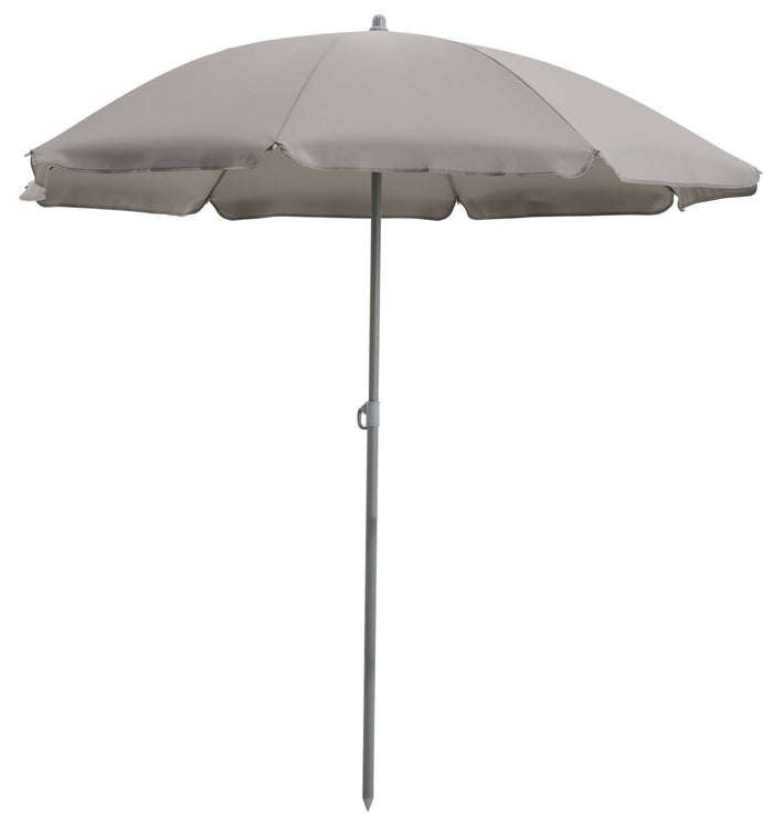 Home 4 Seater Metal Patio Set - Light Grey | Outdoor Garden Furniture