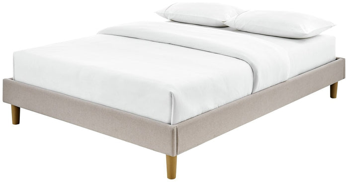 Home Arthur Platform Small Double Bed Frame - Natural | Modern bed frame