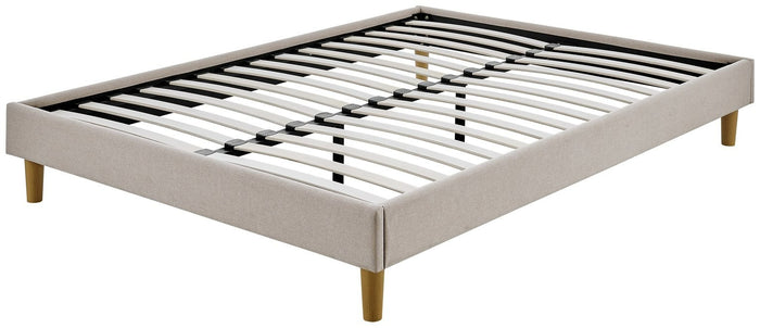 Home Arthur Platform Small Double Bed Frame - Natural | Modern bed frame