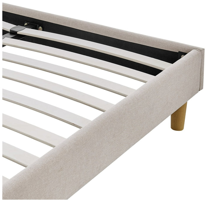 Home Arthur Platform Small Double Bed Frame - Natural | Modern bed frame