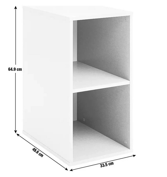 Home Atlas Interior Cube Storage Grey | Modern Shelving Display Organiser Unit