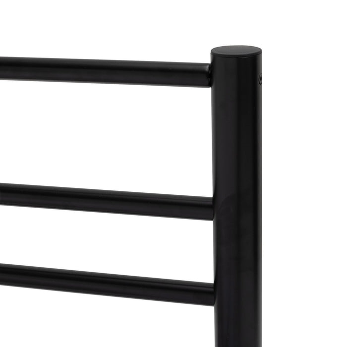 Home Atlas Single Metal Bed Frame - Black | Modern Strong Bedroom Furniture Bed