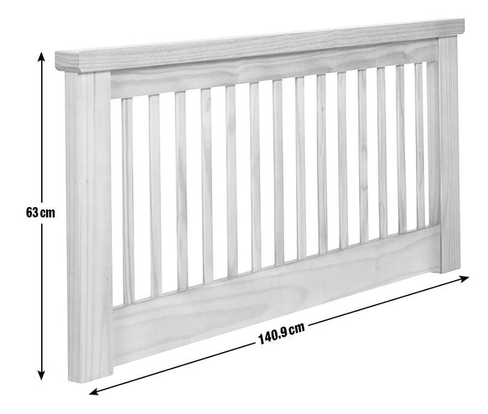 Home Aubrey Double Headboard - Oak Stain | Elegant Sleep Space Feature