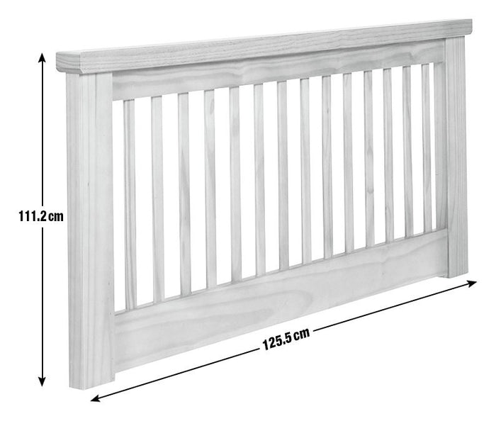 Home Aubrey Small Double Headboard - White | Minimalist white headboard