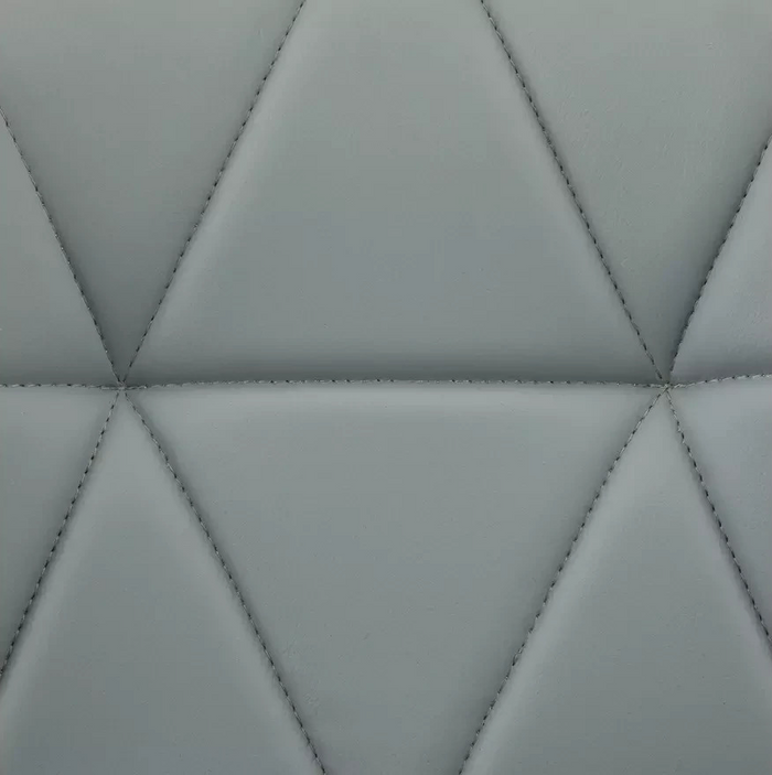 Home Boutique Faux Leather Office Chair Grey | Modern Desk Chair Home Office Fur