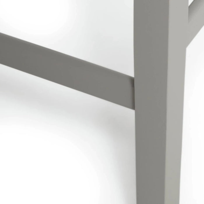 Home Chicago Pair of Bar Stools Grey | Kitchen Breakfast Bar Chairs Furniture