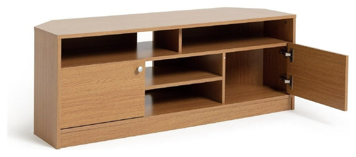 Home Corners 2 Door TV Unit - Natural | TV Stand with Storage