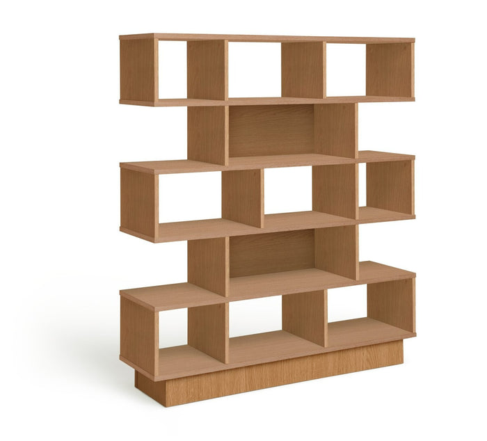Home Cube Wide Shelving Unit - Oak Effect