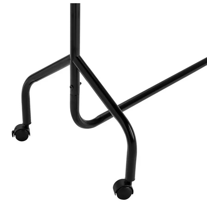 Home Heavy Duty 4 Feet Clothes Rail Black | Garment Hanging Rail Clothes Storage